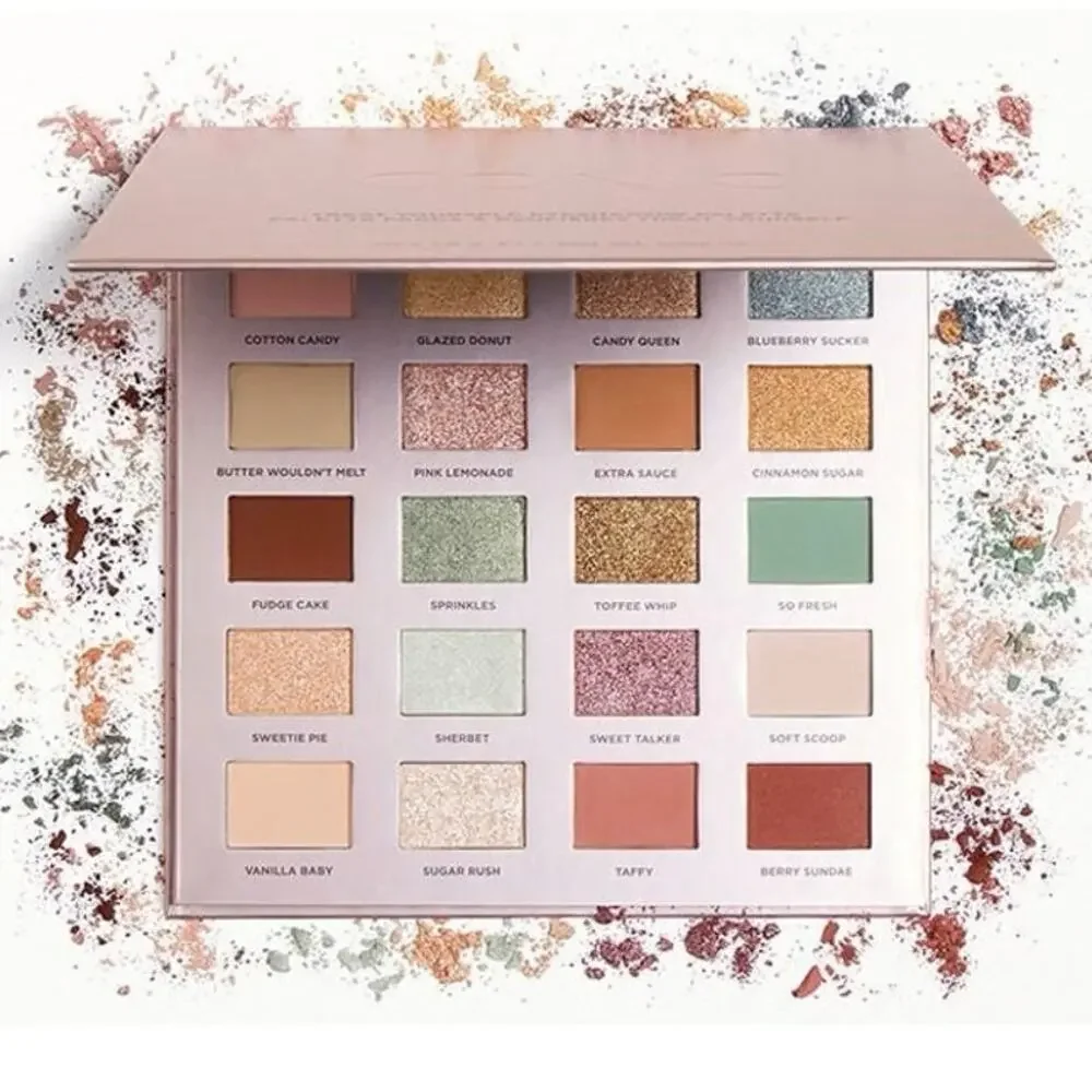 NEW Iconic London Treat Yourself Eyeshadow Palette 20 Shade Pastel Glam Beauty